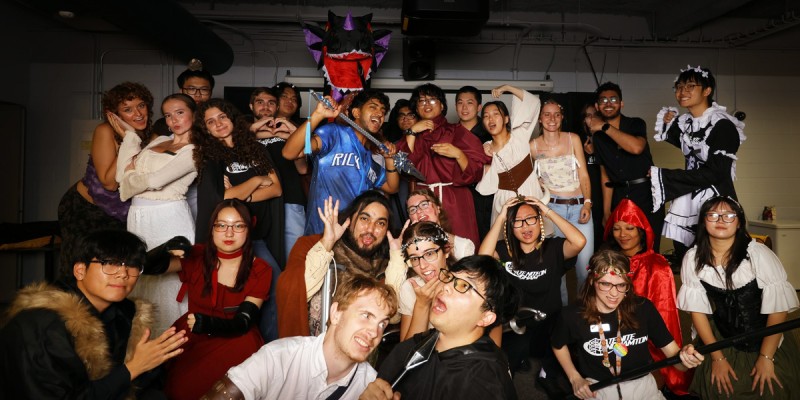 Students enjoy Late Nite's Noctilucia, an immersive Renaissance Faire experience, complete with a quest guide, boss fights, costumes, crafts and more.