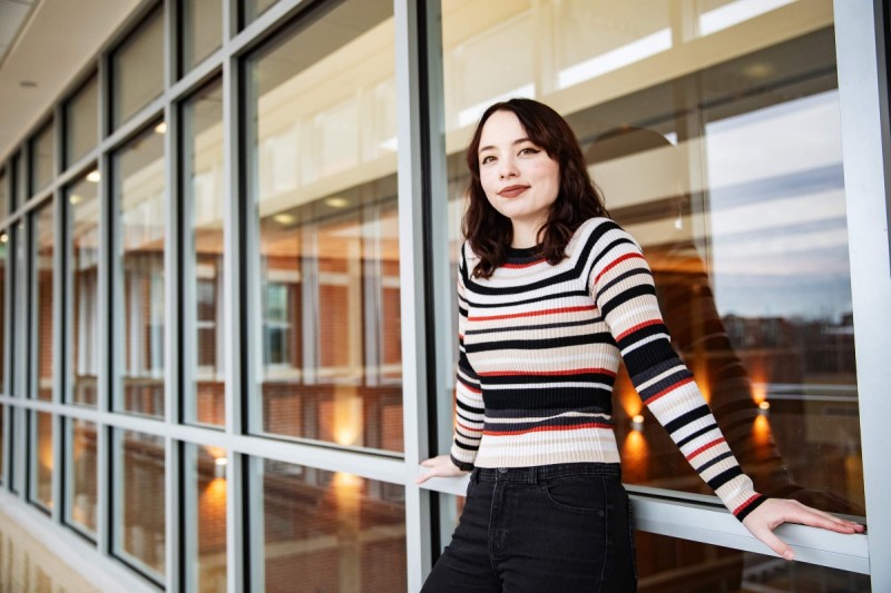 Mackenzie St. John at the University Downtown Center.