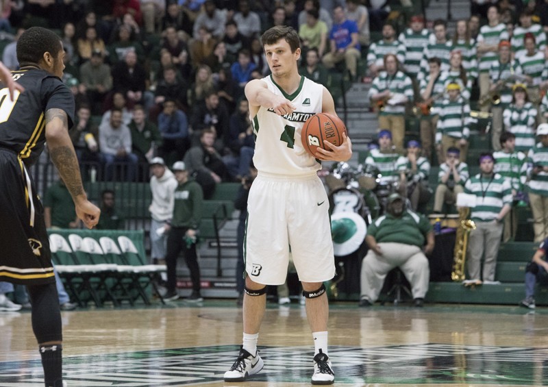 Junior Timmy Rose started 27 games at point guard in 2016-17. His nearly 2-1 assist-to-turnover ratio was fourth-best in the America East.