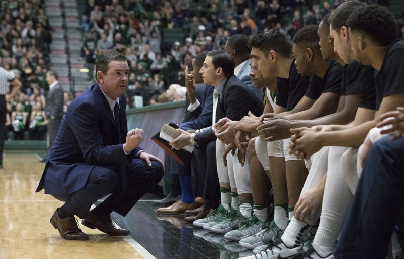 Tommy Dempsey is starting his sixth year as head coach of the men's basketball team.