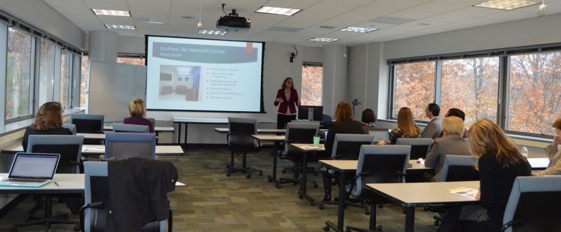 Assistant Professor Ann Fronczek was the featured speaker at the Decker School of Nursing Research Roundtable in November 2018.