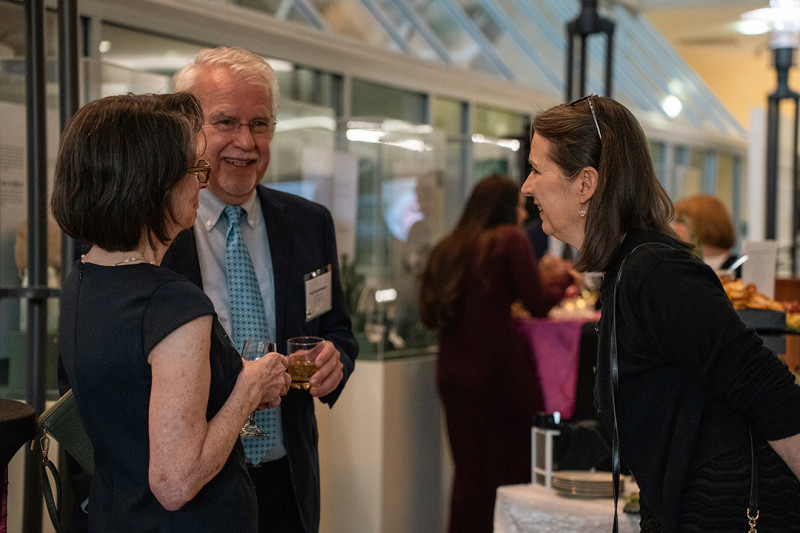 Binghamton University President Anne D'Alleva with Gala guests.