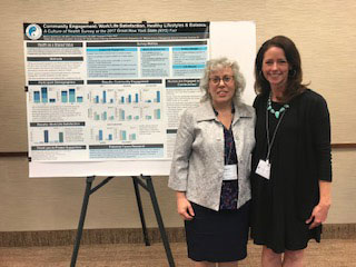 Carrie Rewakowski, a PhD student in the Decker School of Nursing, presented at a national public health nursing conference alongside co-author and her former community health preceptor Maria MacPherson, a Robert Wood Johnson Foundation public health nurse leader.