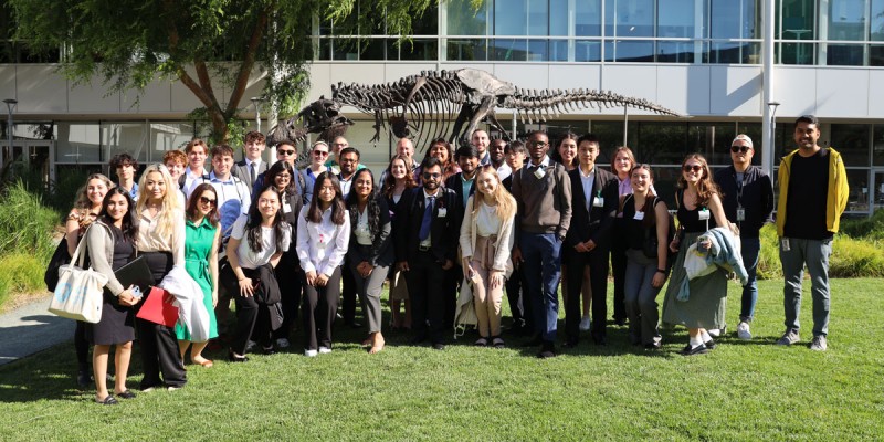 Students attended an Employer Trek to the Googleplex, the corporate headquarters of Google in Mountain View, Calif.