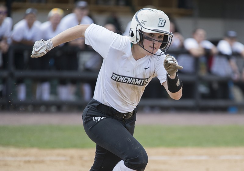 Jessica Rutherford is one of the premier players in the America East. The senior center fielder. Rutherford hit .358 with 38 RBI last season.