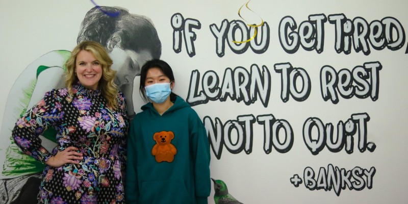 Sophomore Summer Lin has met with professional success coach and Assistant Director of Student Transition and Success Lauren Morris numerous times since fall 2022, learning about new resources and study techniques that have improved her academic performance.