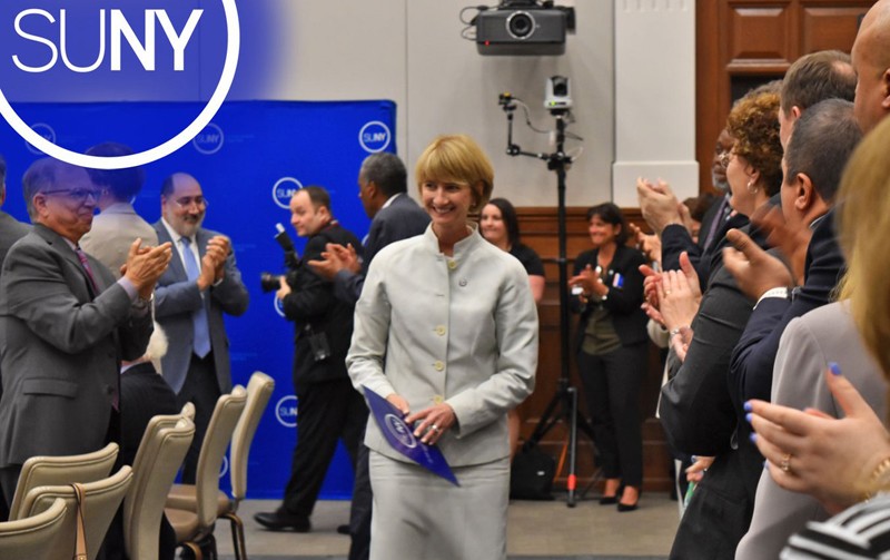 Kristina M. Johnson will become the 13th chancellor of the State University of New York on Sept. 5.