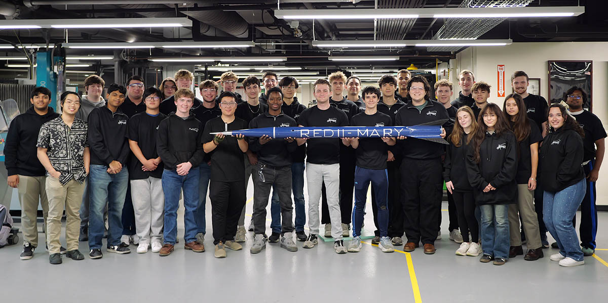 AeroBing members will travel to California in December to launch their latest rocket, nicknamed Mary.