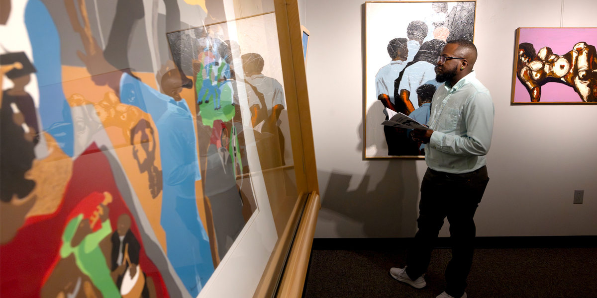 Celebrate Diversity Month art show runs through April 30.