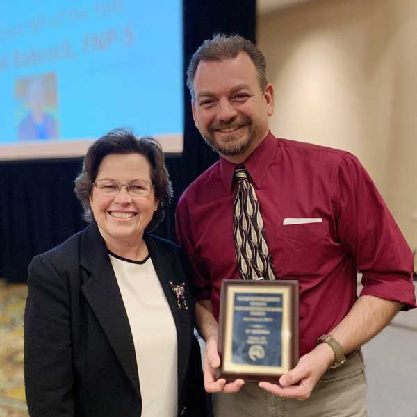 Not only was Frances Munroe one of the faculty leading the HRSA ANEW Scholars program that Daniel Babcock, MS '19, was a part of during his time at the Decker School of Nursing, she is president of the Nurse Practitioner Association of New York State for Region 2.