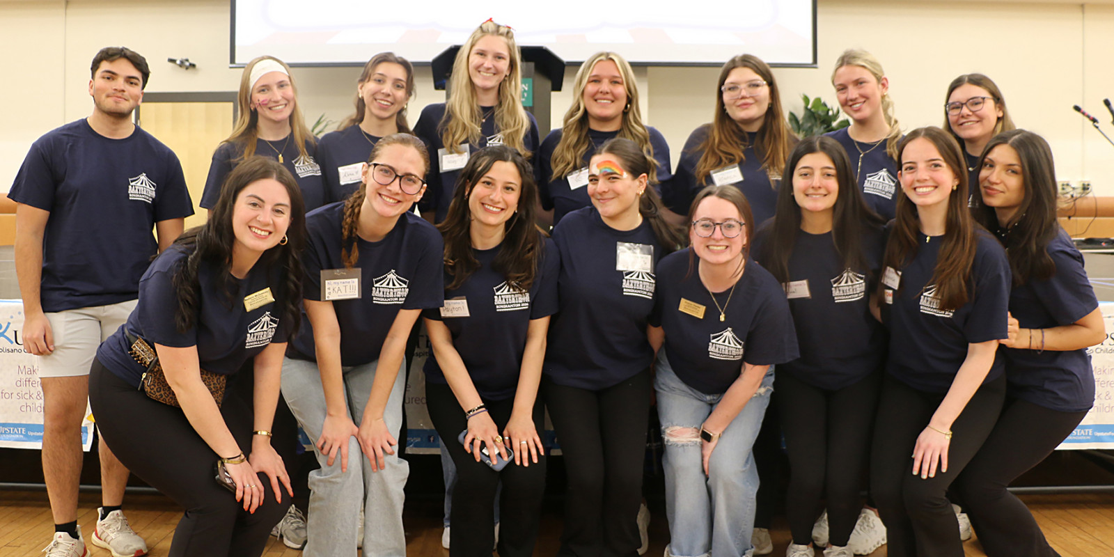 The BaxterTHON 2026 executive committee planned a night of dancing and fundraising, raising nearly $60,000 for Upstate Golisano Children's Hospital.