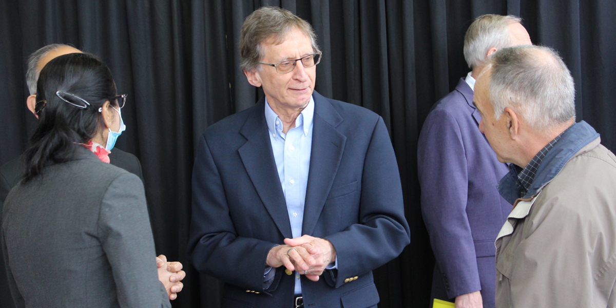 Colleagues and friends gathered in May to wish Professor Bruce Murray a happy retirement. He stepped down as chair of the Mechanical Engineering Department on Aug. 1 and will retire from Binghamton University this fall.