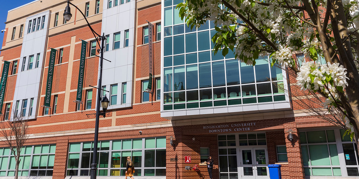 The University Downtown Center, home of the College of Community and Public Affairs.