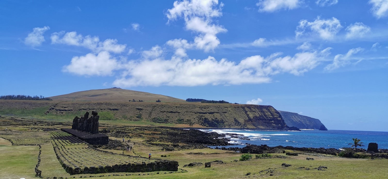 The shoreline of Easter Island (Rapa Nui)