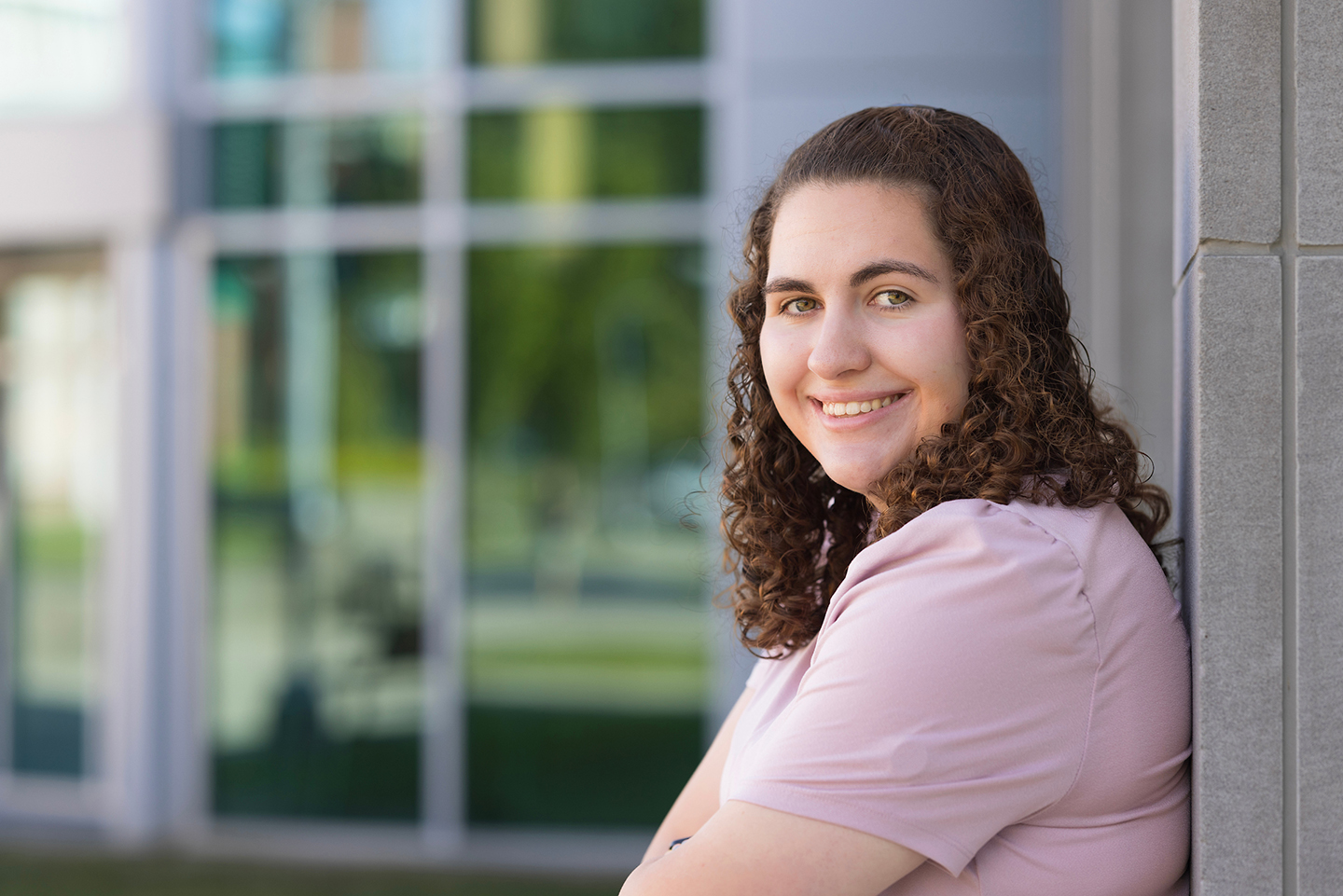 4+1 Master of Arts in Teaching major Erica Fitch is the University's first Noyce Scholarship recipient.