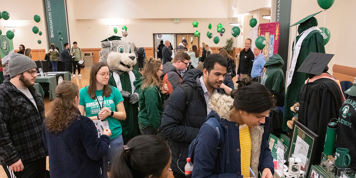 Binghamton University is hosting Grad Fest, a one-stop shop to help students get everything they need before the big day.