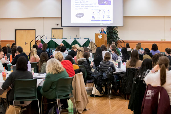 During her keynote address at the Mar. 29, 2019, Kresge seminar on data science in nursing, Bonnie Westra said computers are going to outsmart us one day. She asked, 