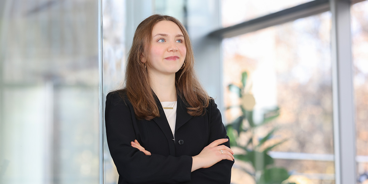 Morgan Collett-O’Brien is driven to find her own way to make a difference in communities, using the skills she’s growing at Binghamton University’s School of Management.
