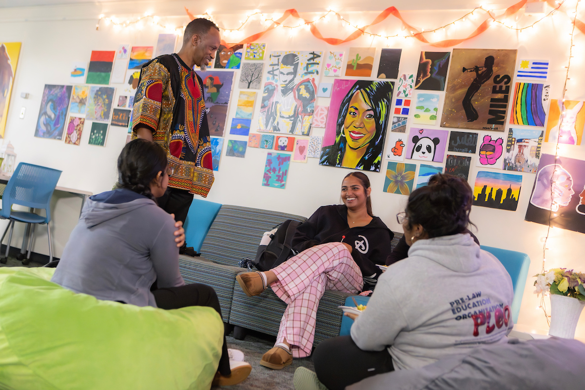 The MRC Lounge hosts monthly events, including mixers and culture chats, and is also a place for students to gather to relax, catch up on homework, or connect with others.