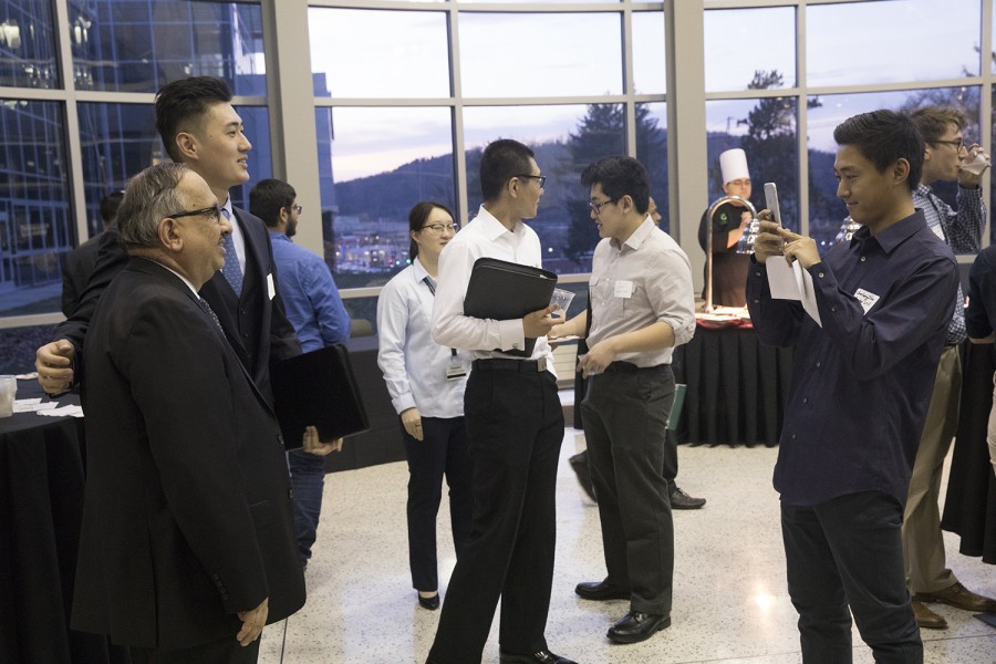 International students participated in a program to learn about American job seeking customs this winter including networking outside of your network of friends.