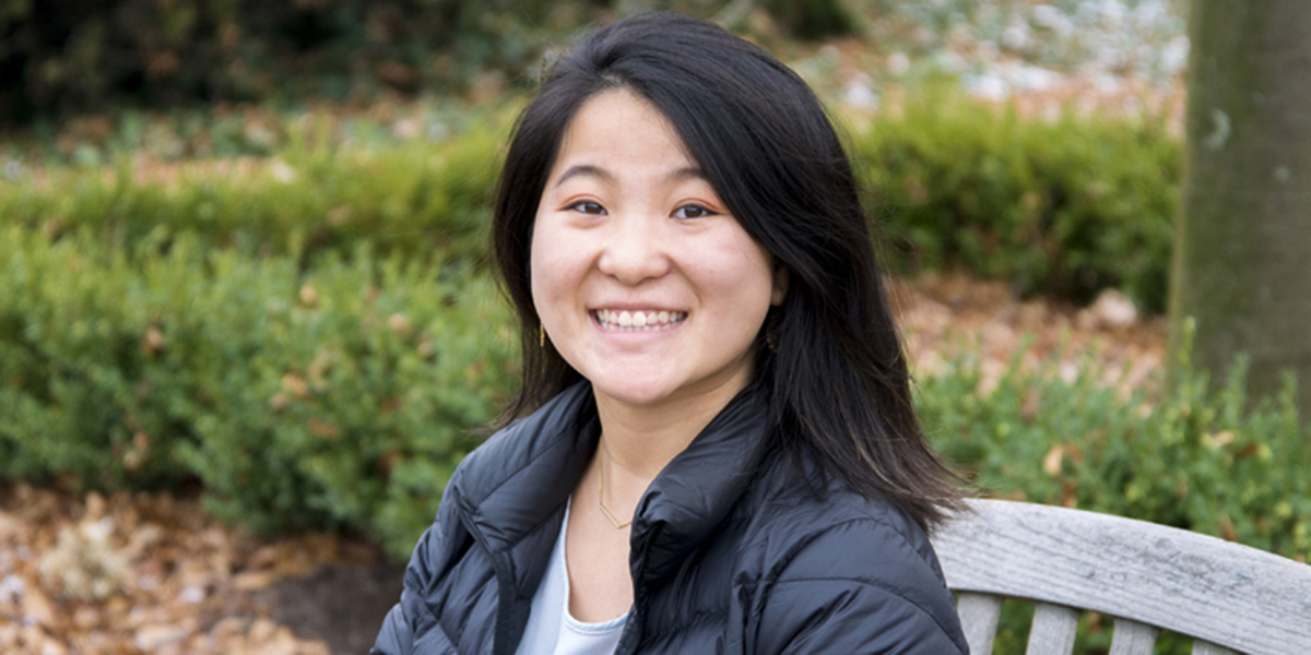 Samantha Ng '19 worked with the Center for Civic Engagement as an Andrew Goodman Foundation Vote Everywhere Ambassador and now uses her Binghamton education in her position with the Democratic National Committee.