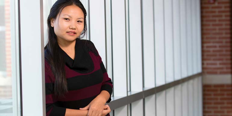 Ngo “NuNu” Hna, MPA ’19, recipient of the Maureen C. White Adult Learner Scholarship