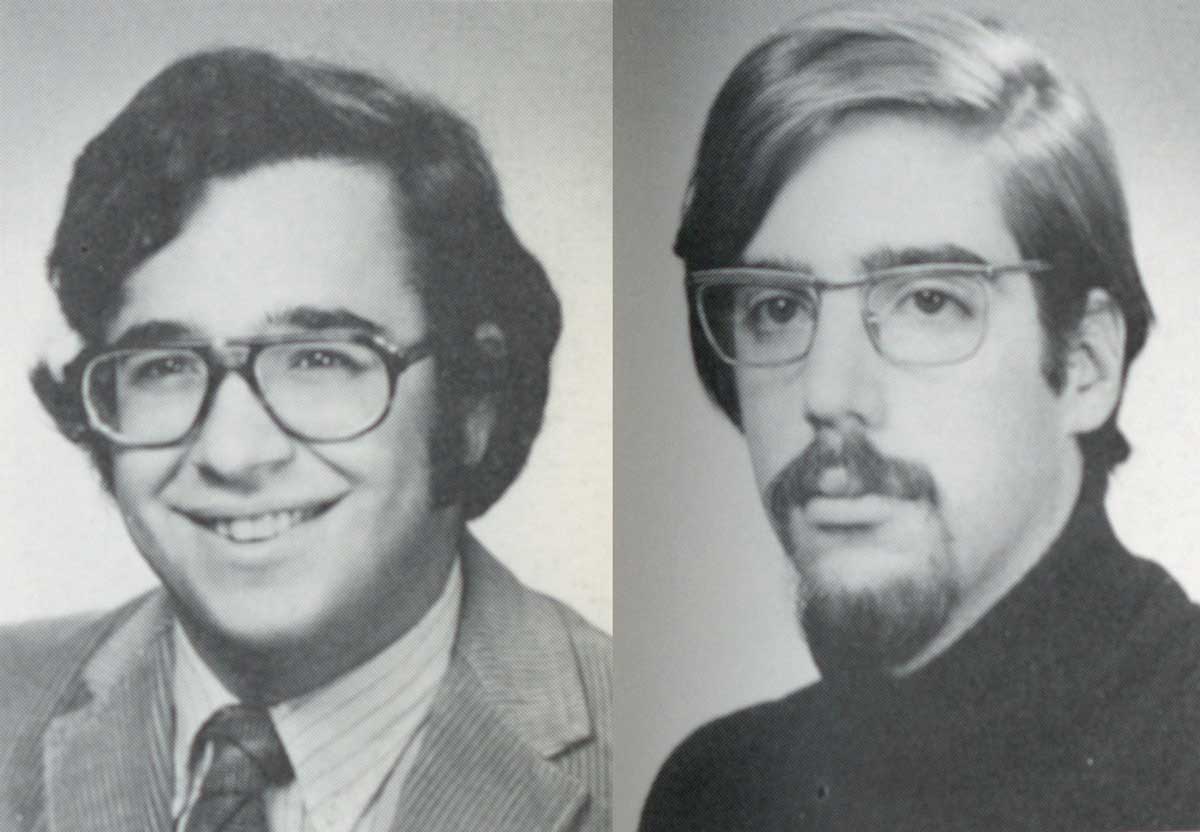 Ellis Bromberg ’74 and Steve Ghitelman ’74