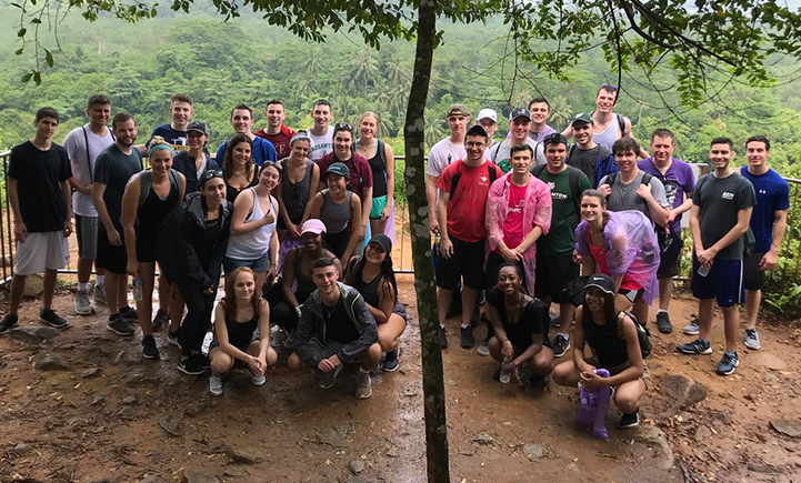 PwC Scholars hiking in Pulau Ubin