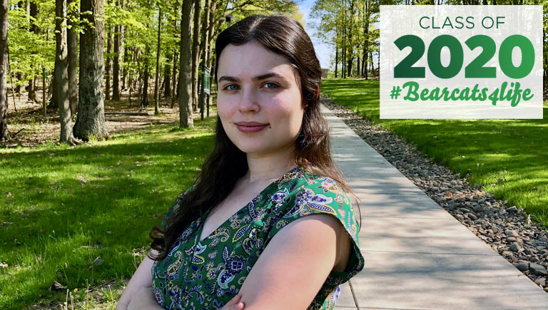 Rebecca Loibl earned both her bachelor's and master's degrees in mechanical engineering at Binghamton University's Watson School.