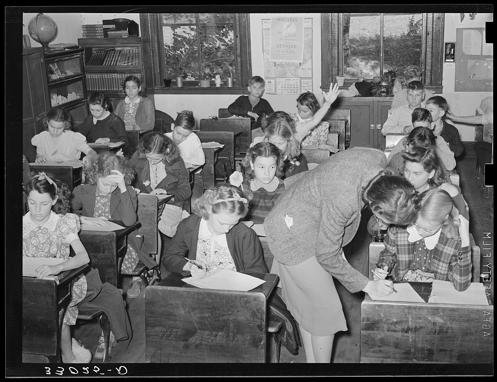 A grade school in San Augustine, Texas, in 1939.
