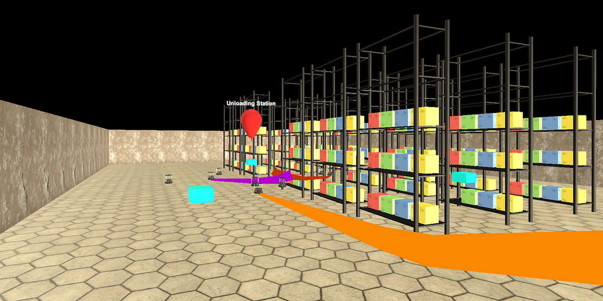 Assistant Professor Shiqi Zhang has led research to improve the augmented-reality systems that monitor interactions between robots and humans in warehouses and other environments.