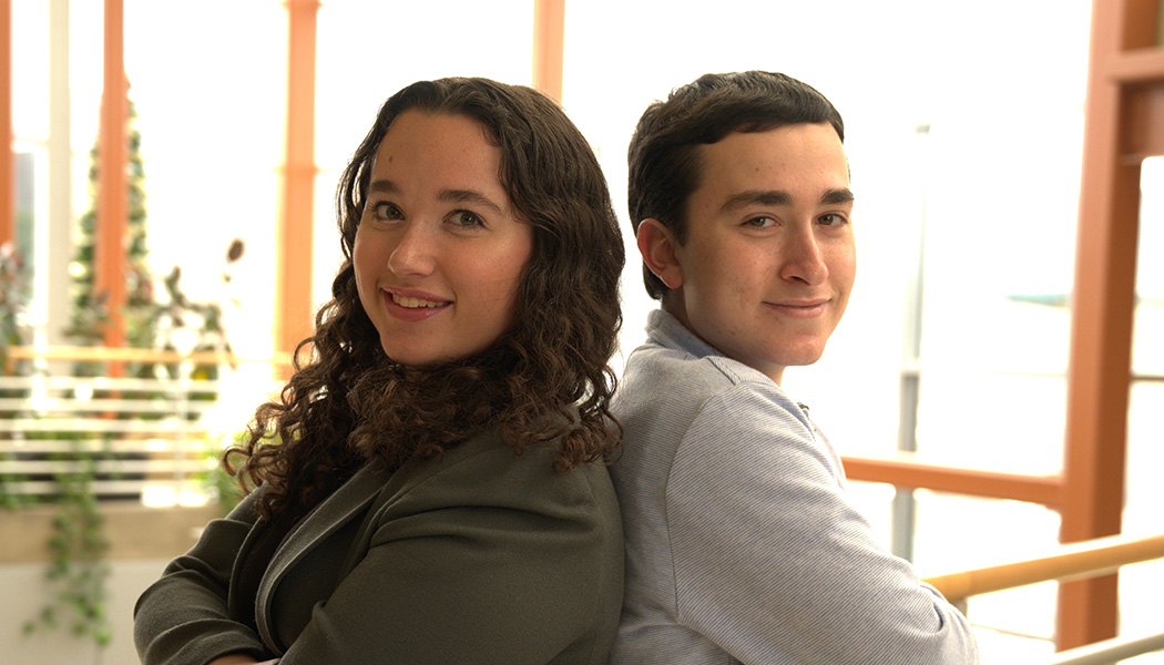 Adam Zarember ’28 is a business administration major and his sister, Sarah Zarember ’24, MBA ’25, earned her undergraduate degree in business administration with concentrations in leadership and consulting and marketing. She is pursuing her Master of Business Administration.