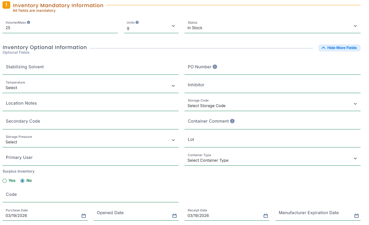 Editable Fields Editable Fields