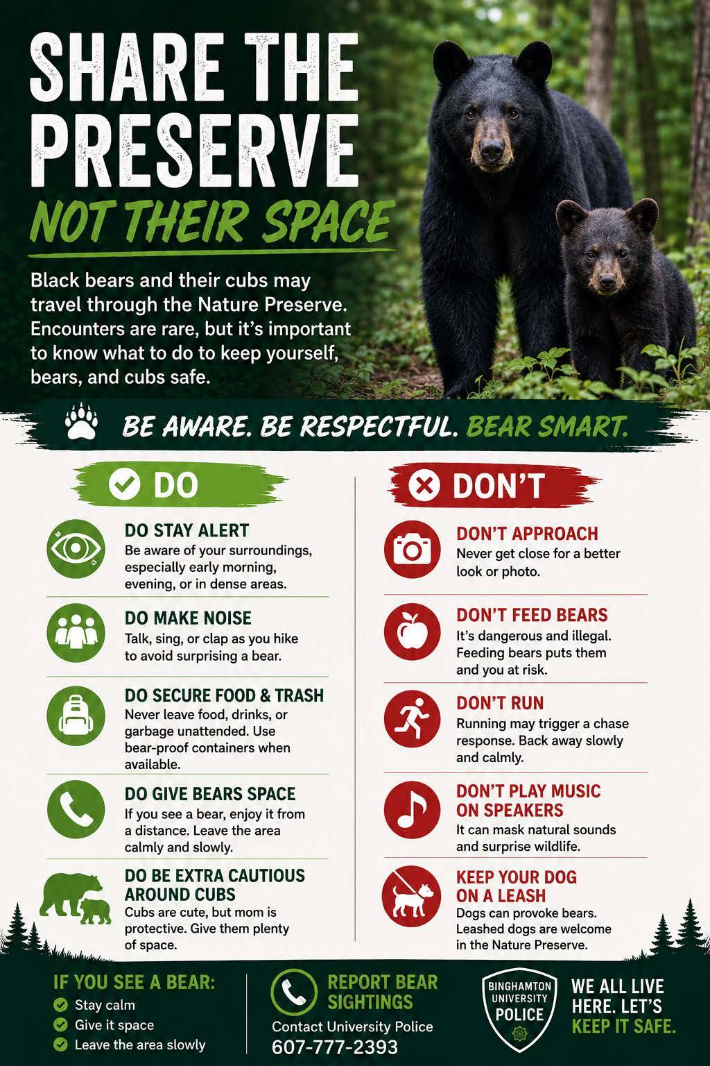 Bear Safety Flyer