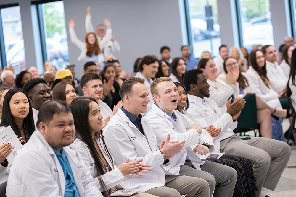 Binghamton University’s physical therapy program holds its first White Coat Ceremony
