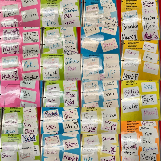 Spring 2016 Name Tag Volunteers