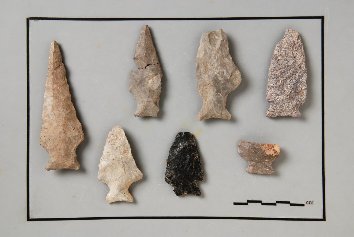 Canadarago Lake I Transitional period projectile points.