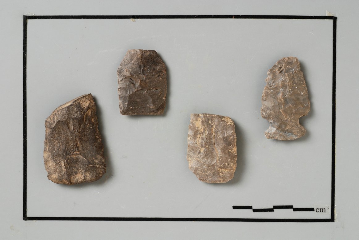 Canadarago Lake I Early/Middle Woodland period projectile points.