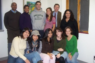 Students with Professor Johnson