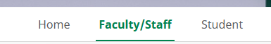 faculty staff tab
