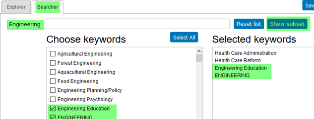 "Searcher" Lookup box Image