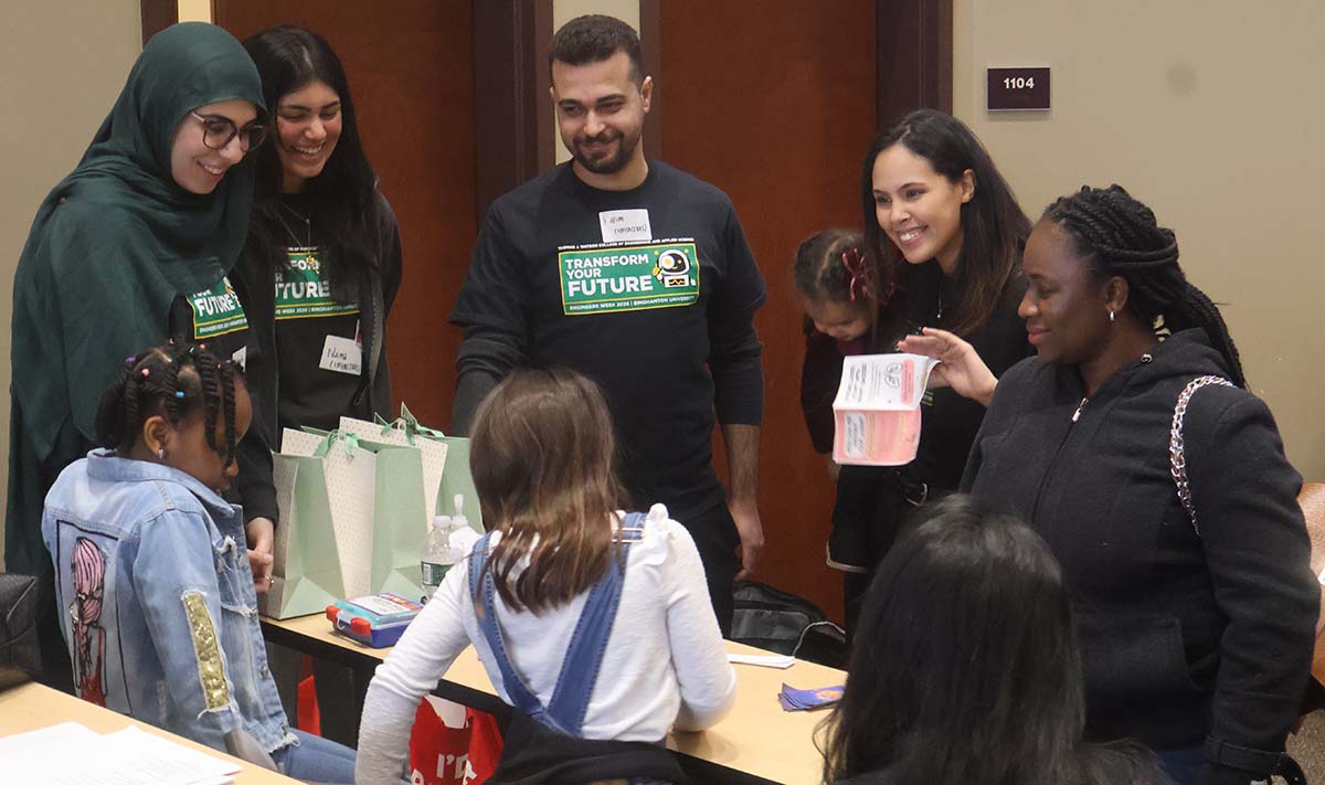 family at community day