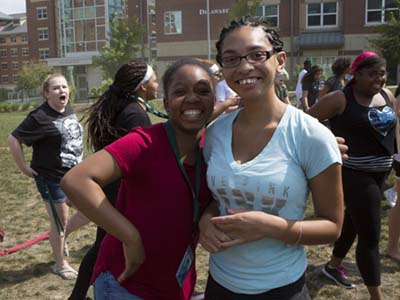 The Upward Bound Math-Science (UBMS) program at Binghamton University is funded by the U.S. Department of Education to strengthen the math and science skills of participating students. The goal of the program is to help low income and first-generation college students recognize and develop their potential to excel in math and science.  photo